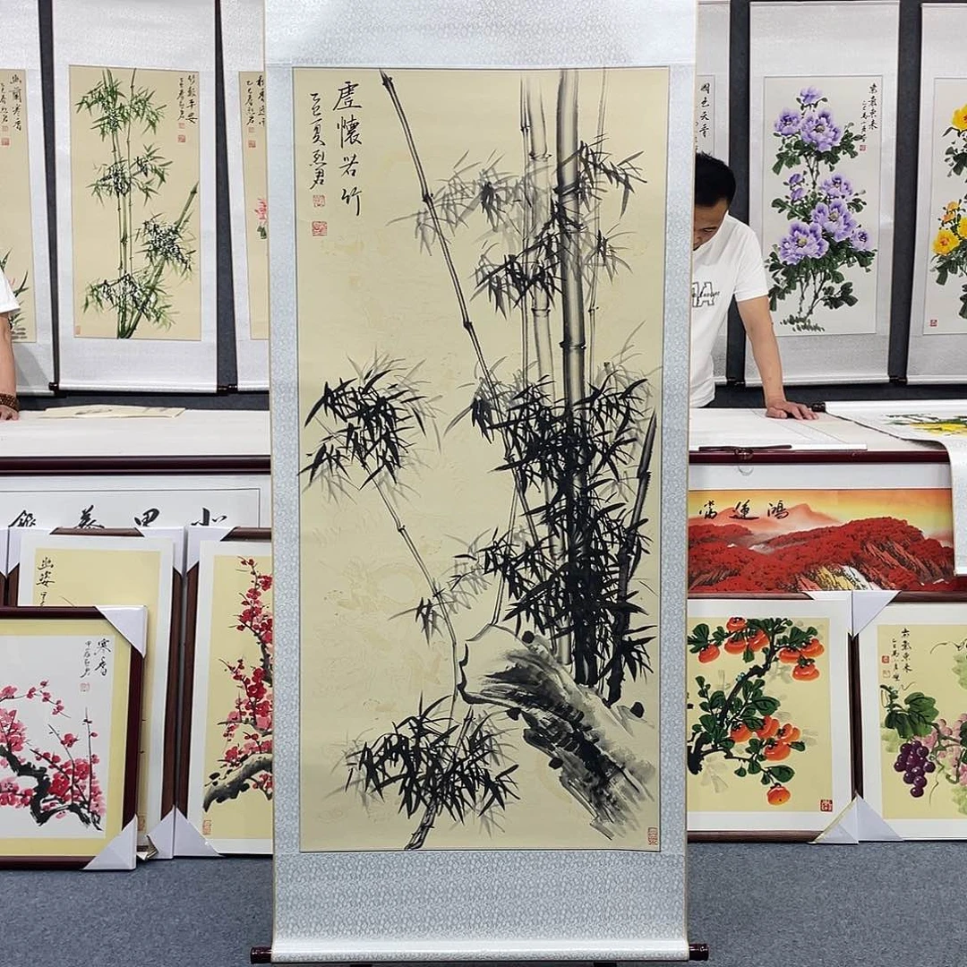 国画手绘手写作品