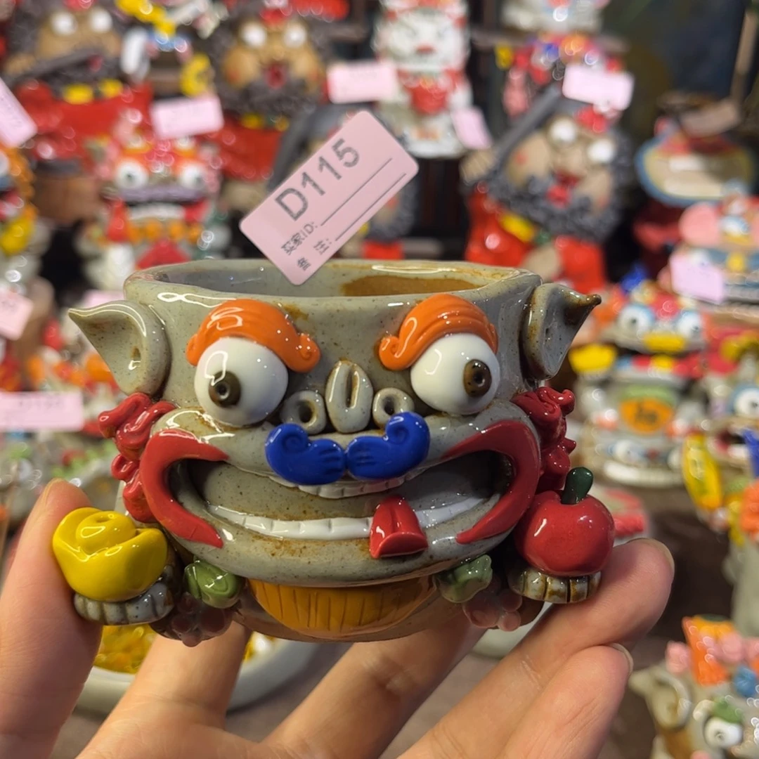 泥塑纯手工茶宠摆件