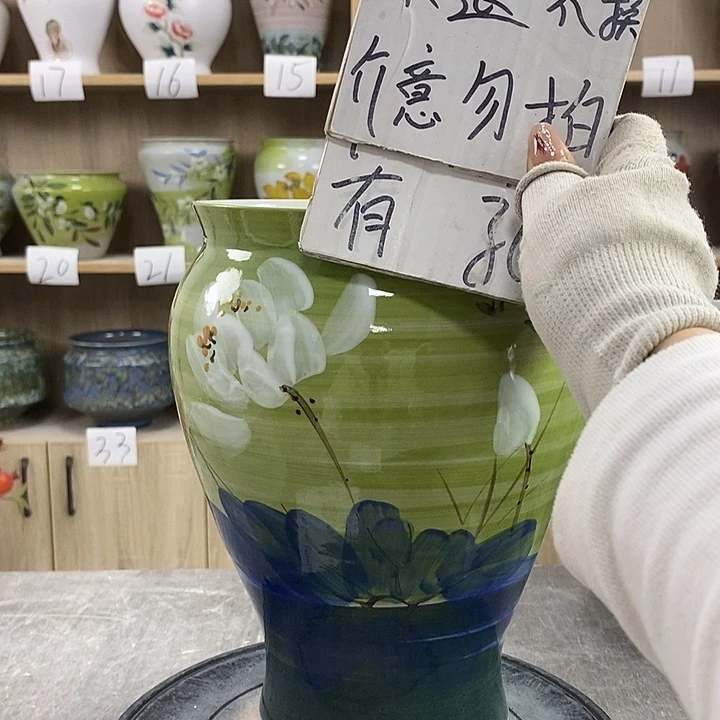 缸13xc景德镇陶瓷花盆