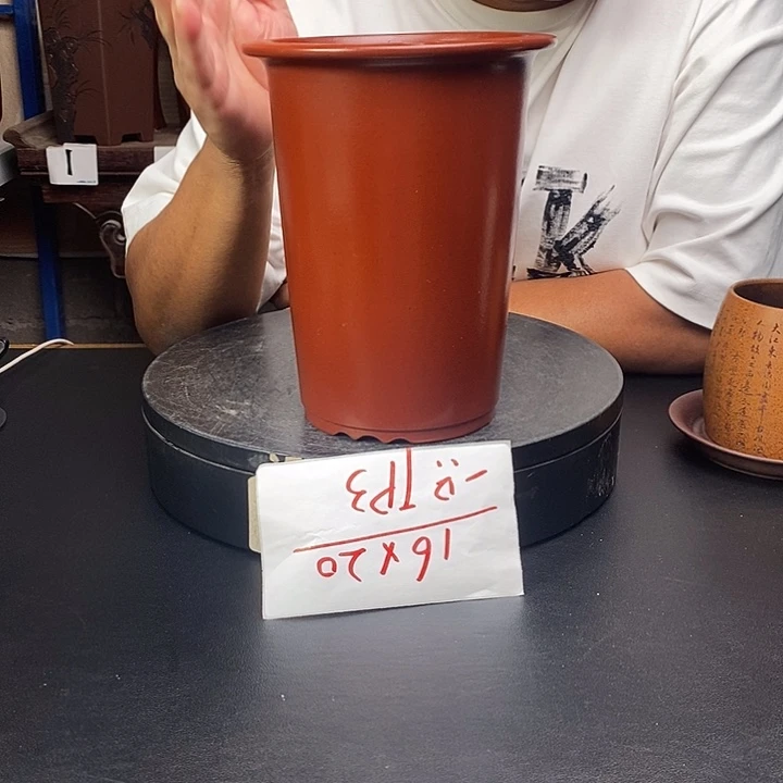 紫砂花盆货号一只TP3