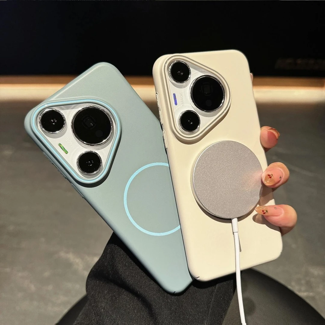 适用华为Pura70Pro柔润磁吸手机壳荣耀Magic7新款简约防摔保护300