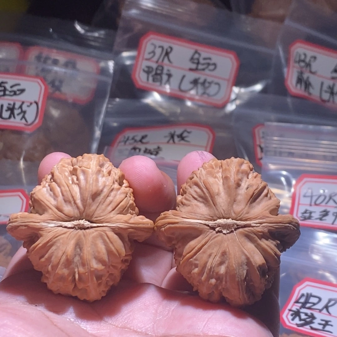 c***r吊坠文玩核桃42全品白狮子