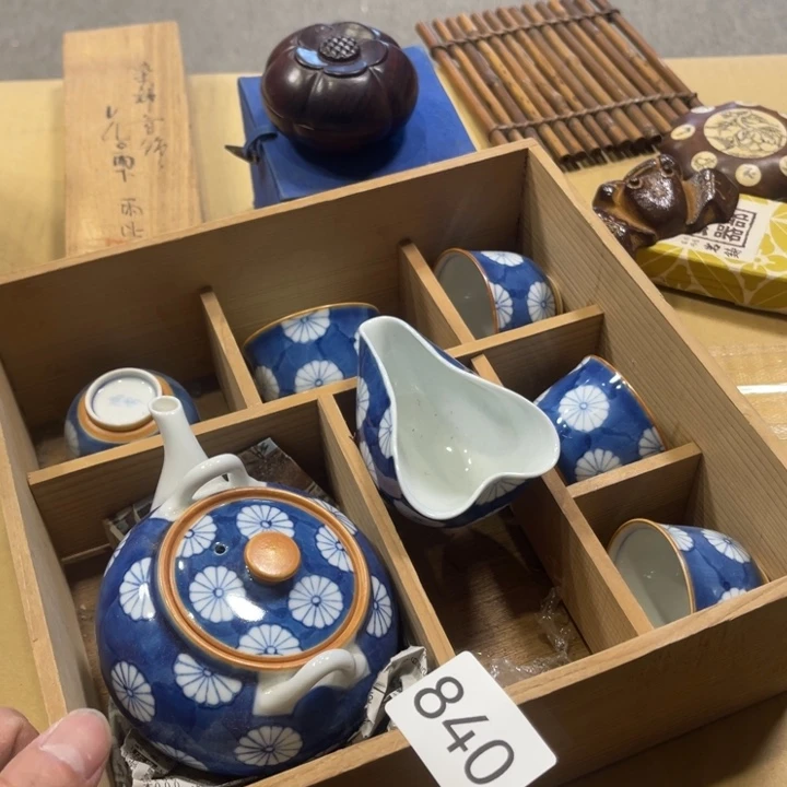 瓷片好看的一壶五杯