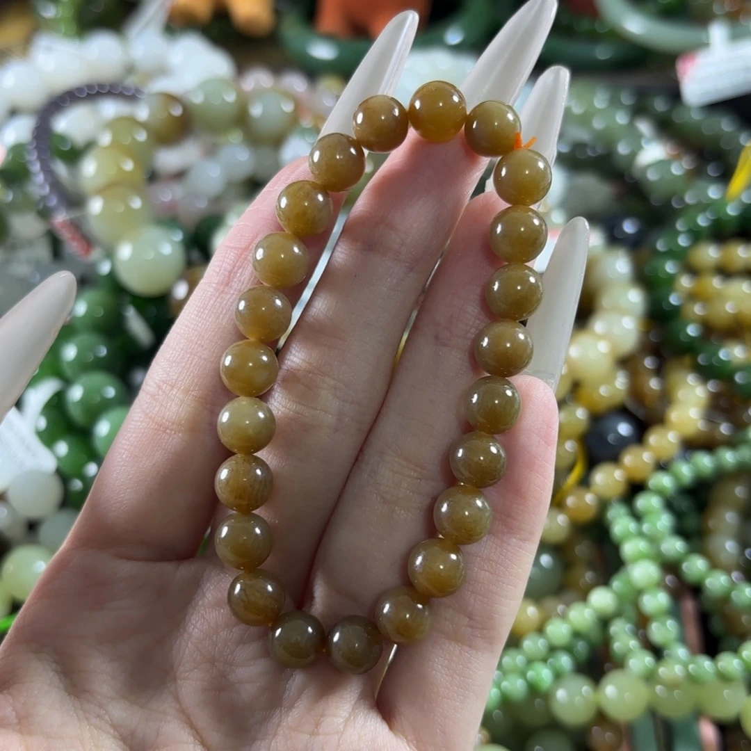 和田玉未镶嵌手链188