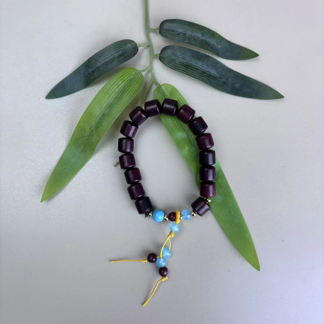 【尚御阁】t桶珠手串一点蓝