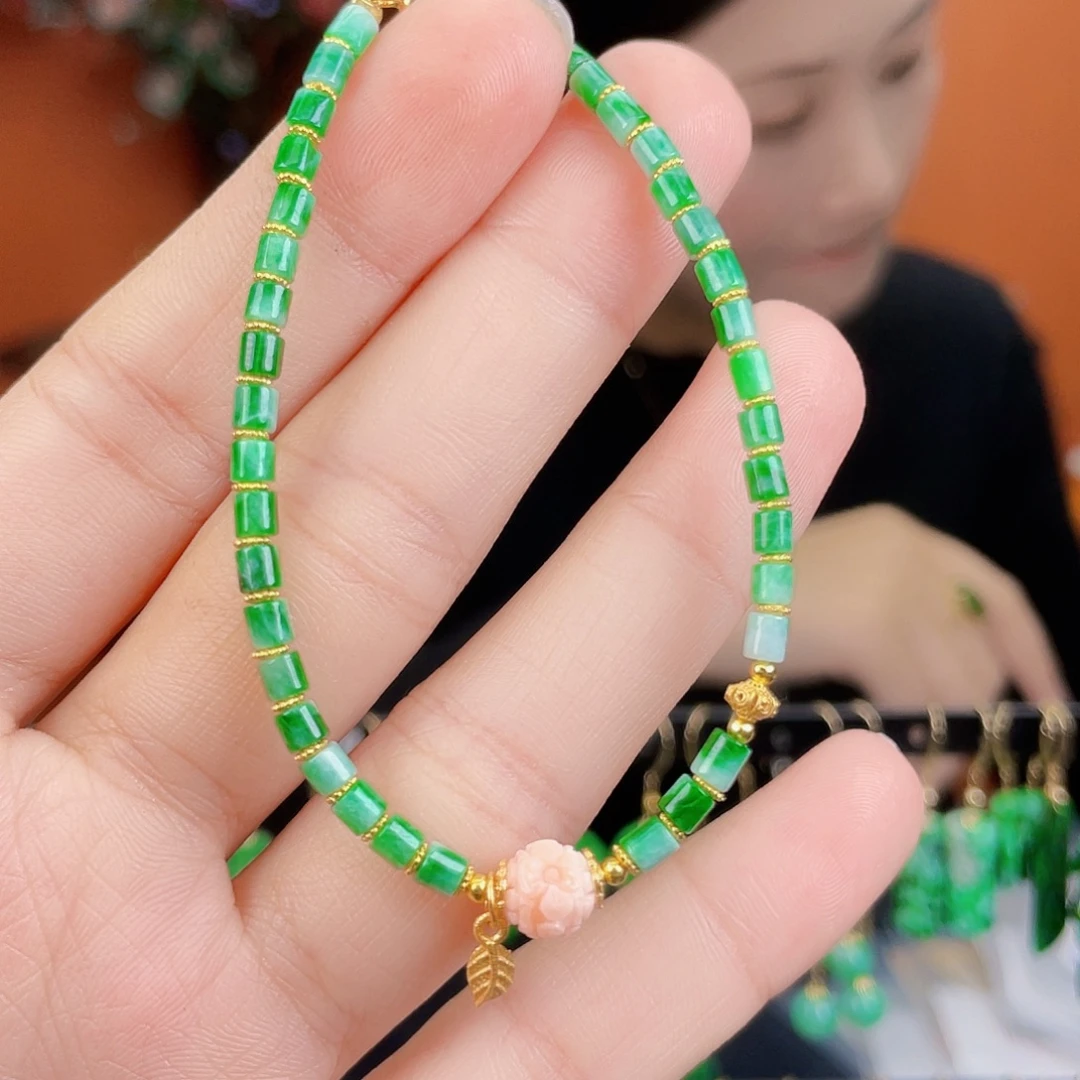 翡翠未镶嵌耳饰饰品