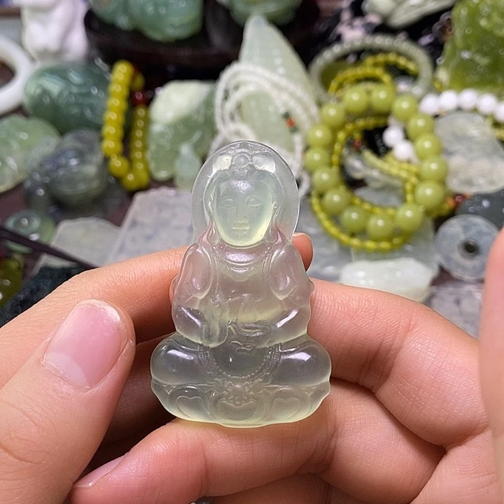 岫玉未镶嵌岫玉挂件