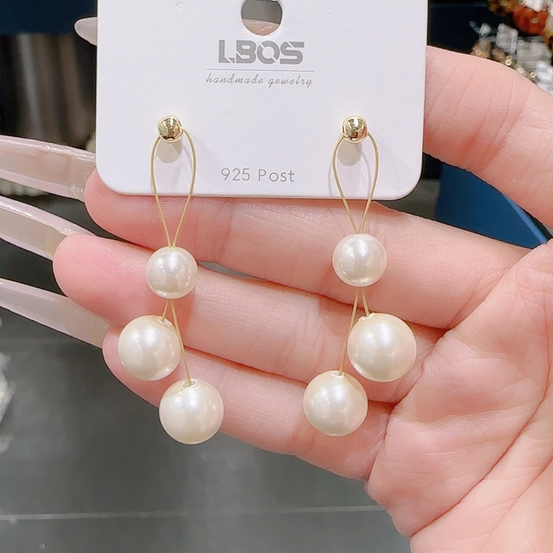 锆石铜合金925银耳环