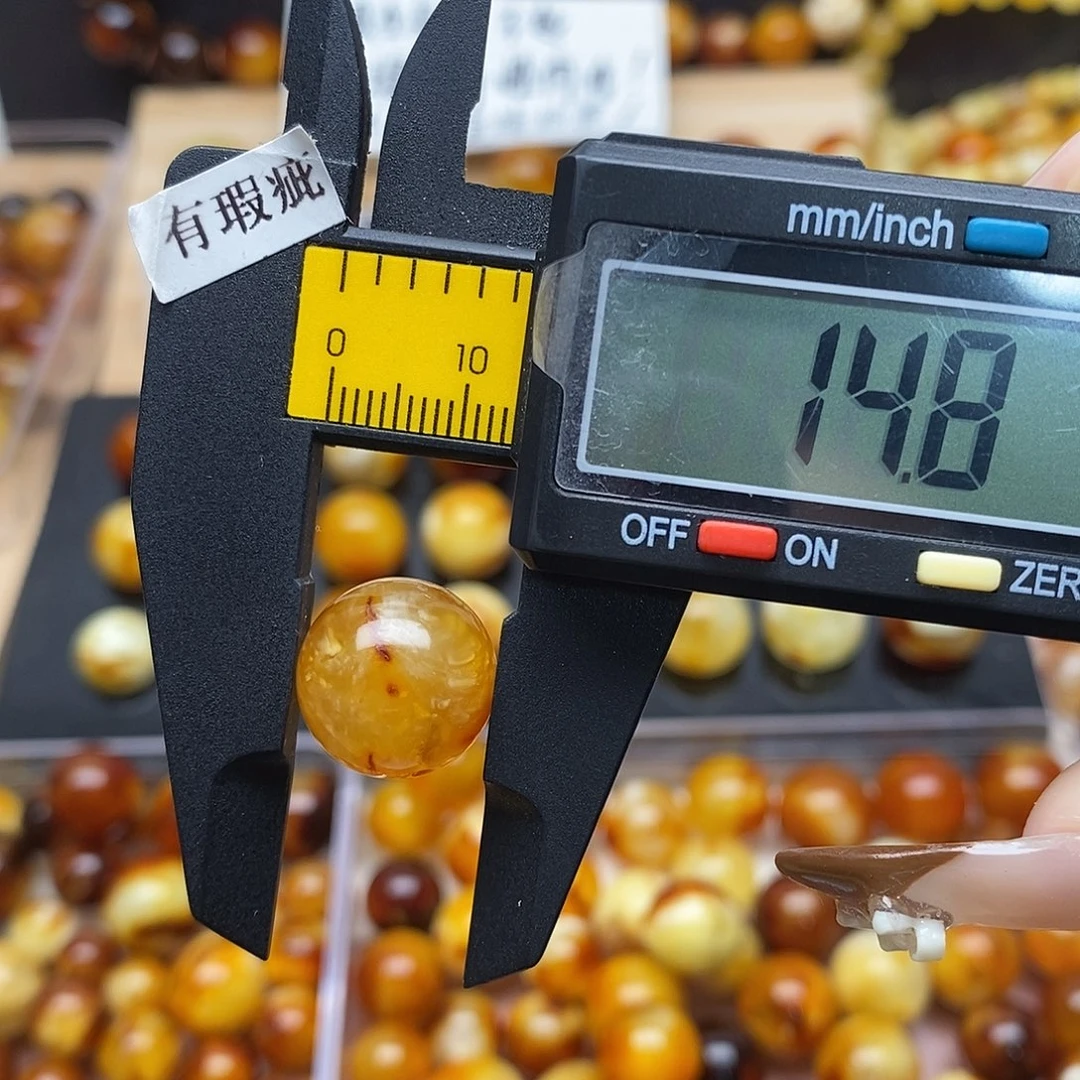 虫珀未镶嵌裸石蜜蜡931