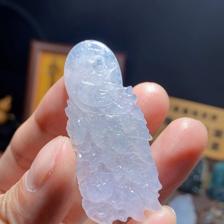 定制翡翠未镶嵌凤凰