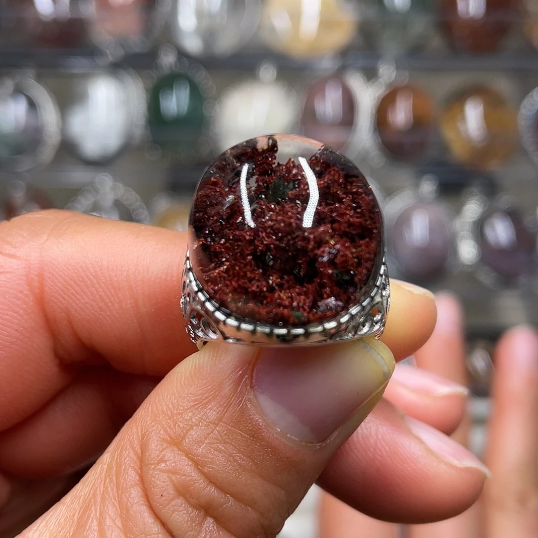 【闪购商品】水晶珠宝半成品银S925镶嵌戒指