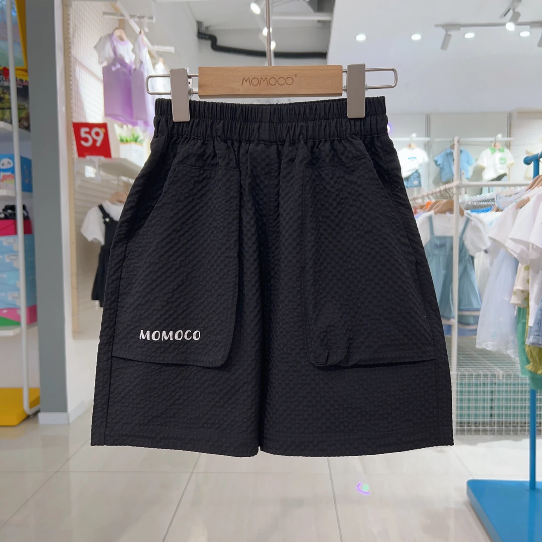 MOMOCO夏季新款男童潮流休闲短裤时尚休闲百搭五分裤77230356017