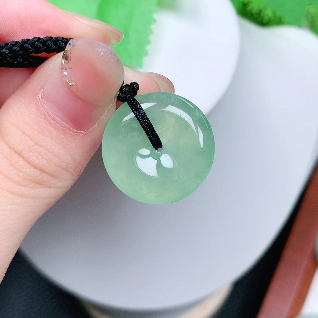 翡翠未镶嵌颈饰平安20.5-5.1