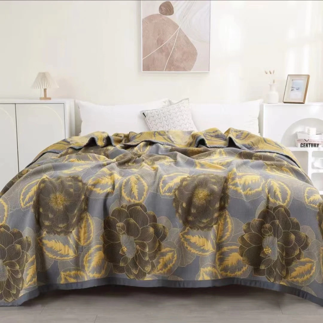 XDONGY（冬云家纺）加大230*250 艾阳绒抗菌 国色盛宴 盖毯