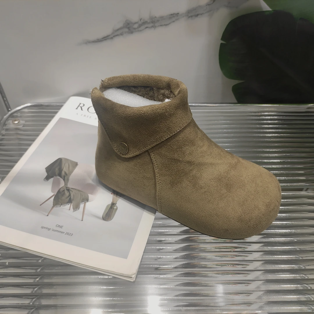 加绒勃肯新款冬季爆款保暖鞋厚底增高勃肯棉鞋6265