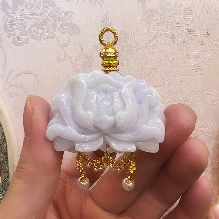 翡翠合金吊坠(赠链)国风