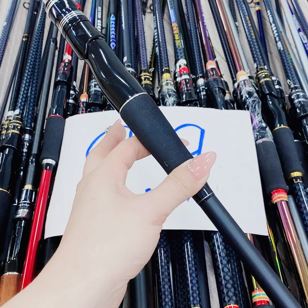 黑银色直柄路亚竿1.8米