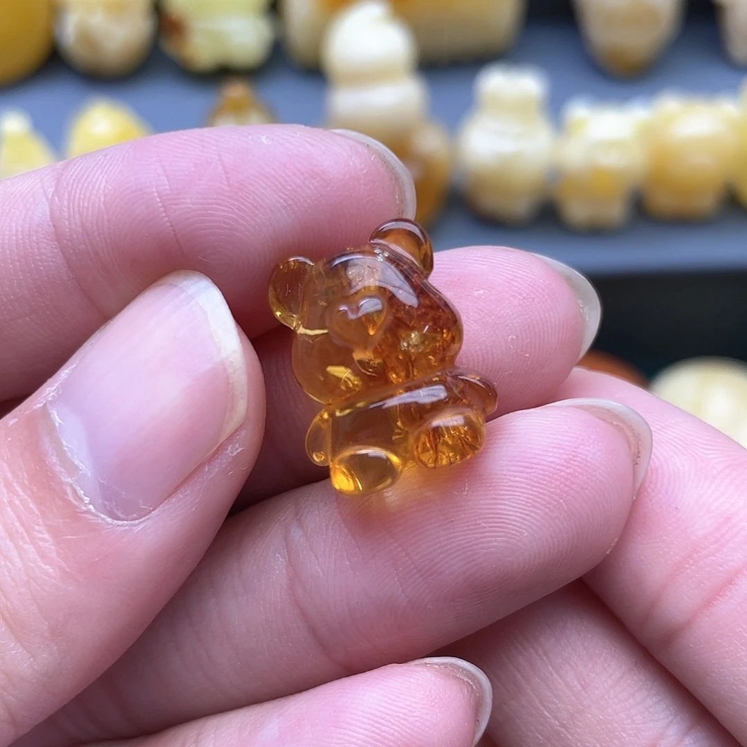 琥珀裸石未镶嵌蜜蜡