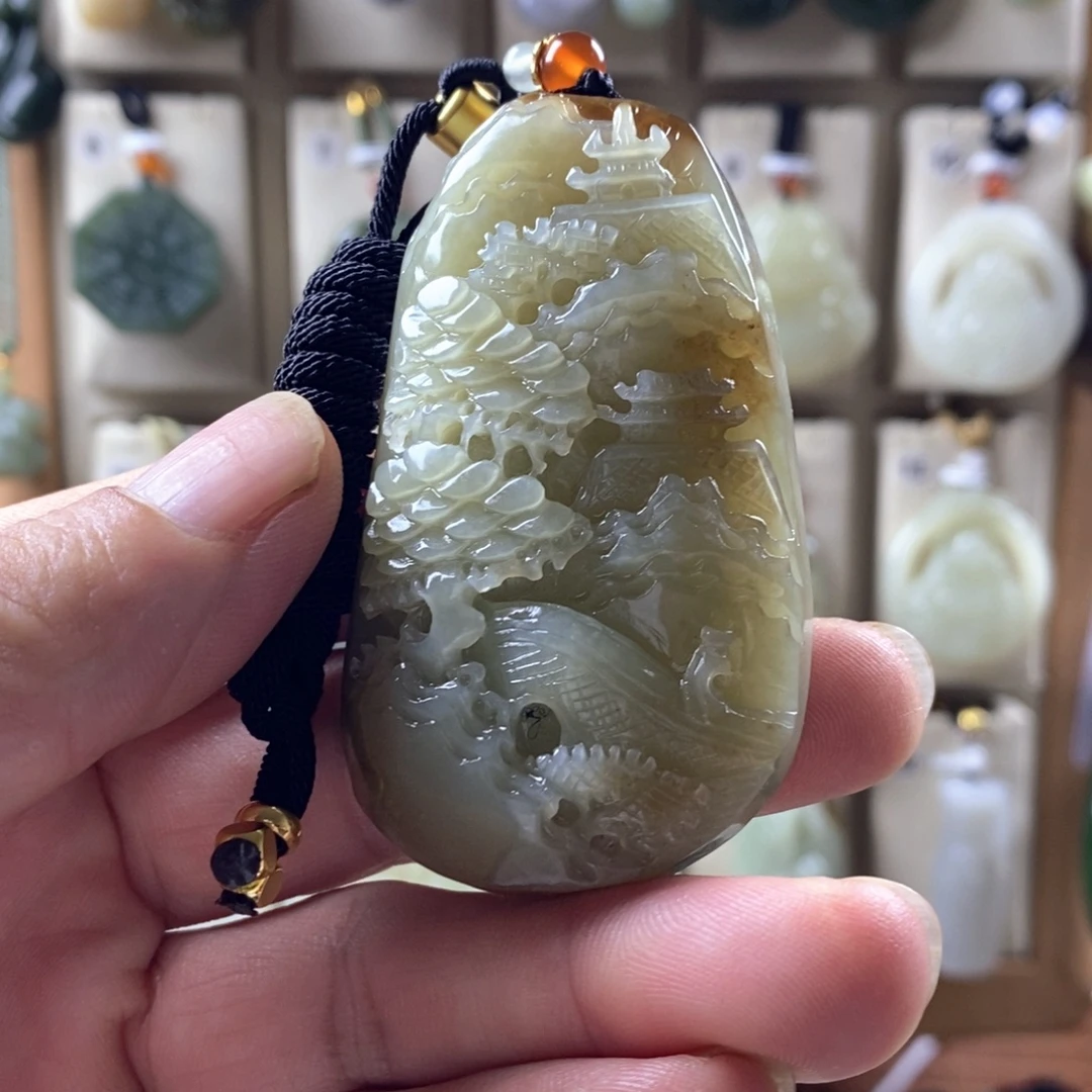 *****颈饰未镶嵌和田玉