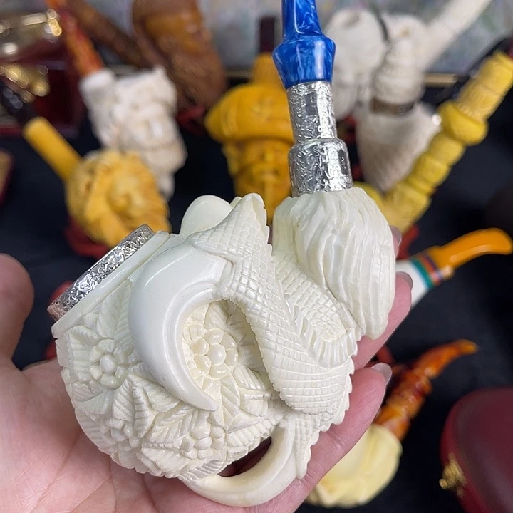 小***3海泡石烟斗超大号万花龙蛋