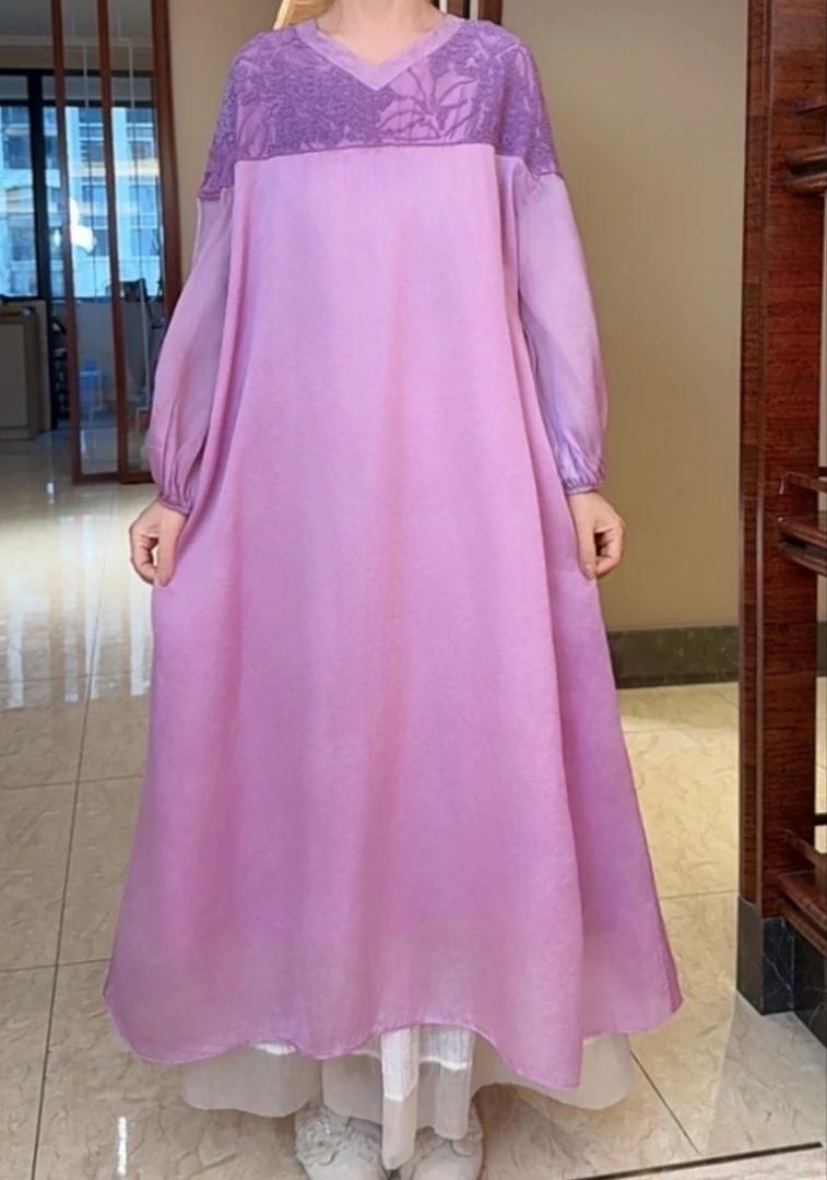 乌兰吉雅原创设计 玉如意长裙