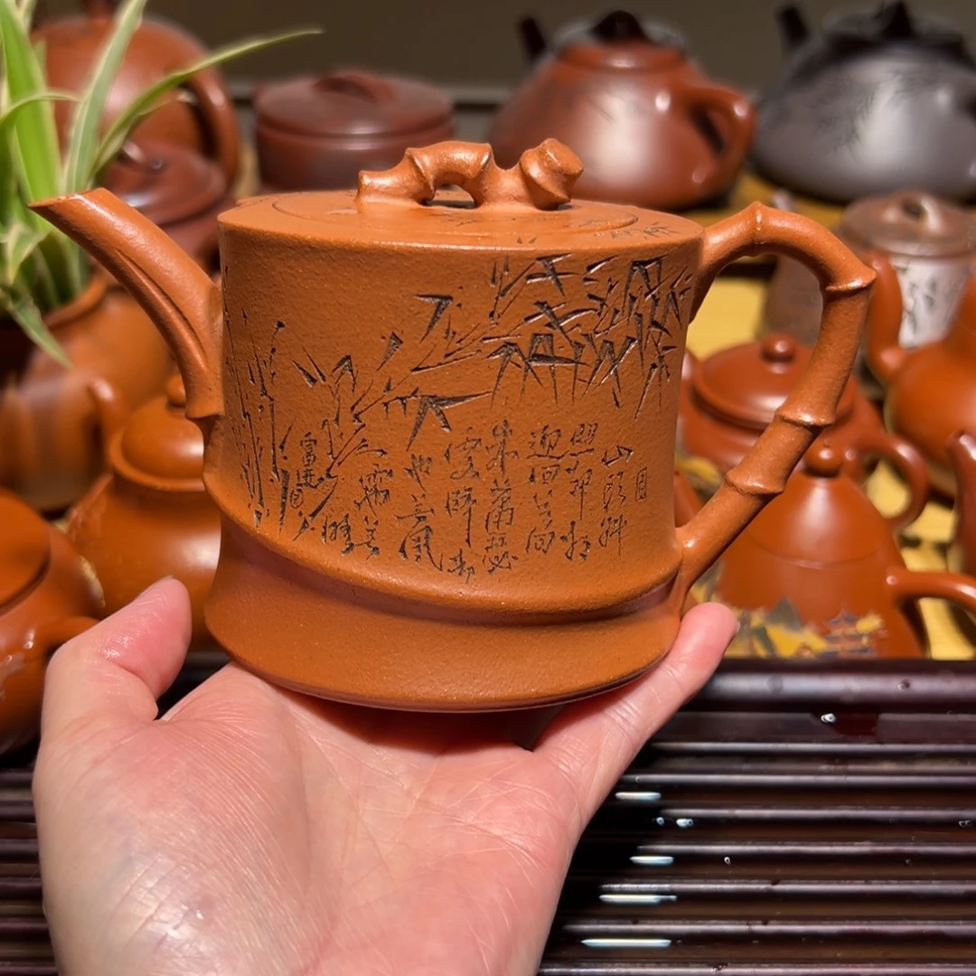 黑***撒紫砂茶壶宜兴紫砂