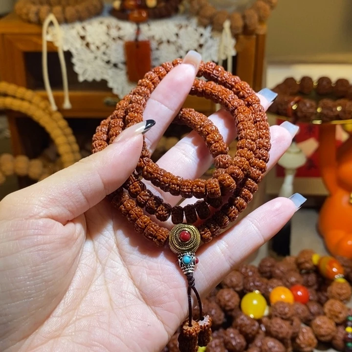 手串金刚菩提75玉华纯血老树王108一物