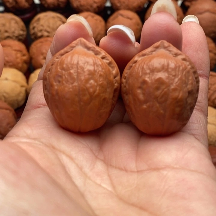 核桃精品文玩核桃手捻小官帽