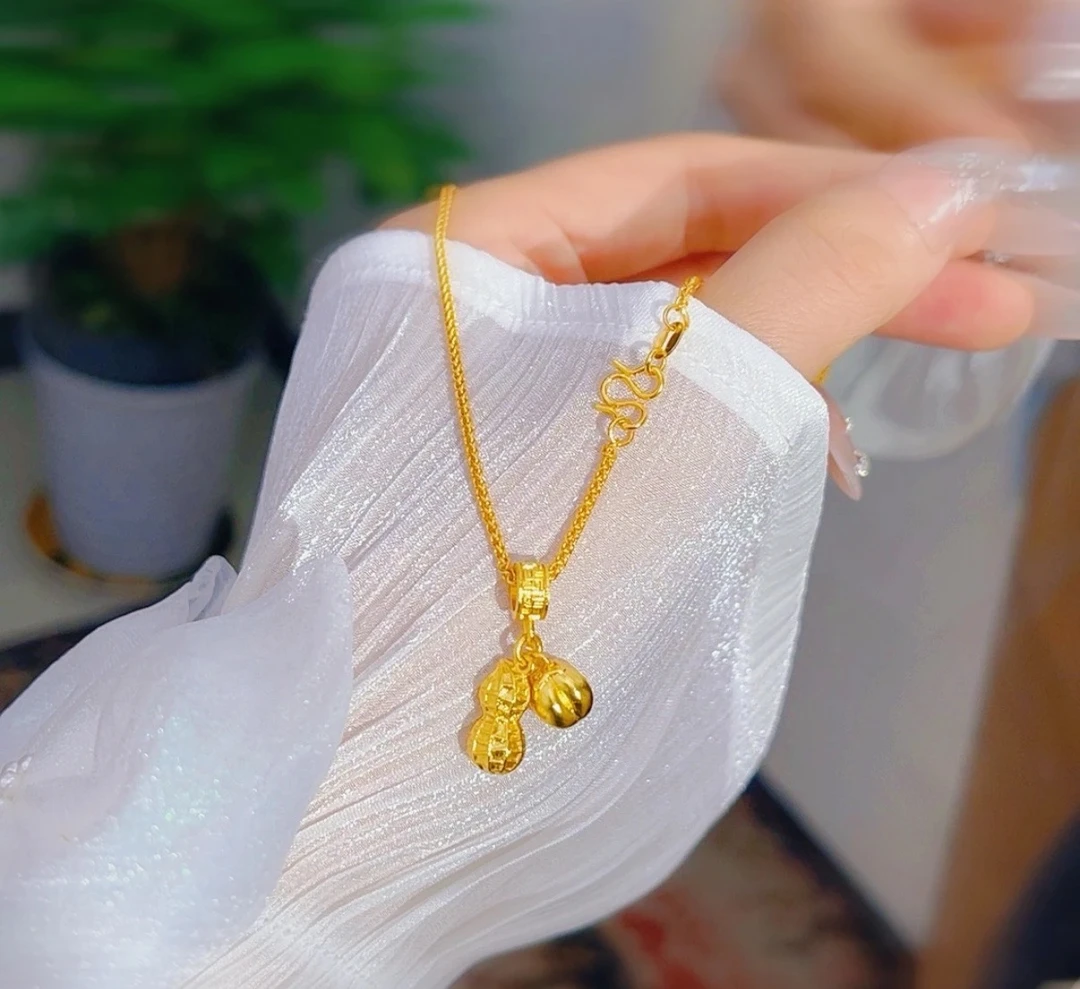 钛钢项链 精美项链-好柿花生-精美蝴蝶-钛钢材质不掉色