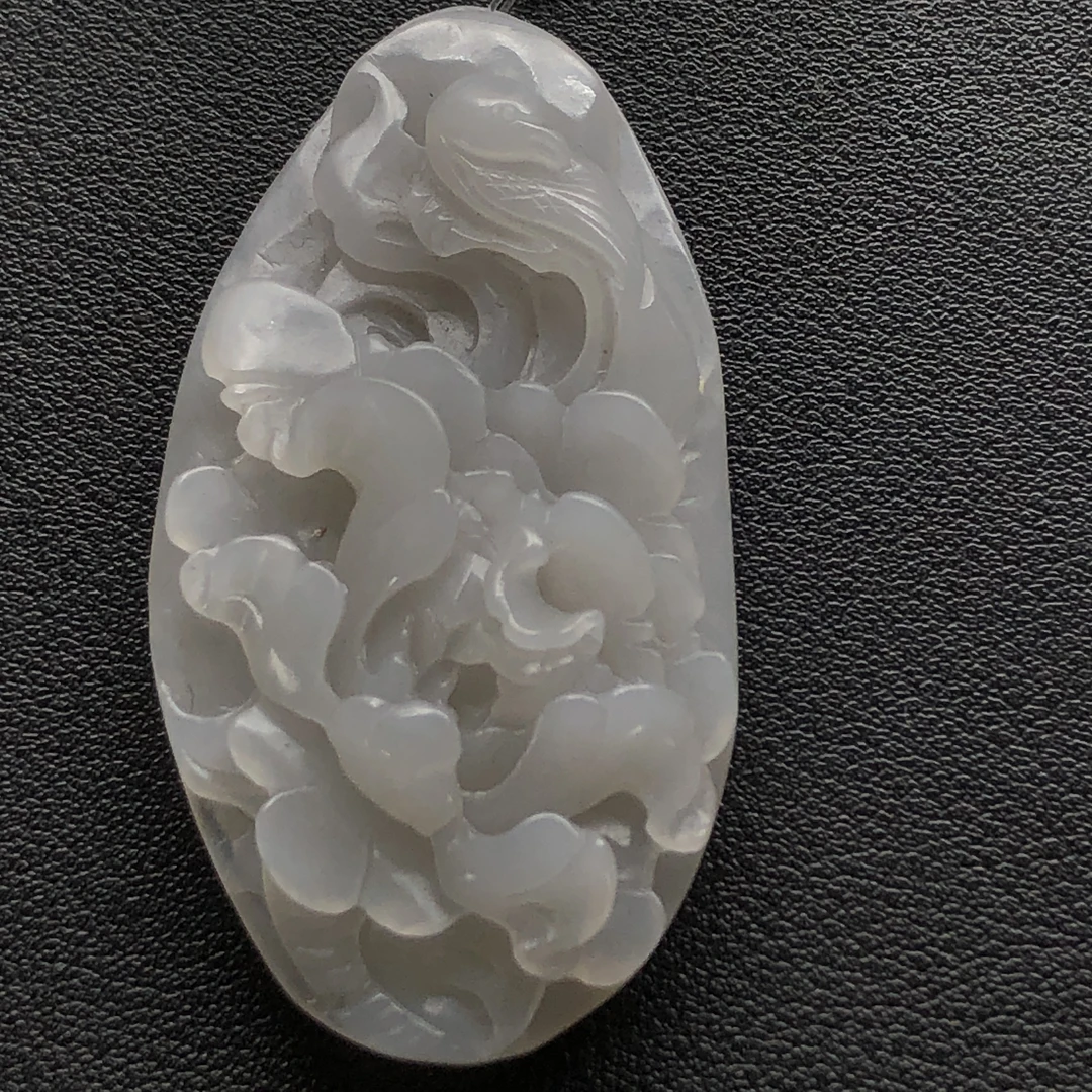 15和田玉冰烟紫花开富贵/303655保利厦门拍卖