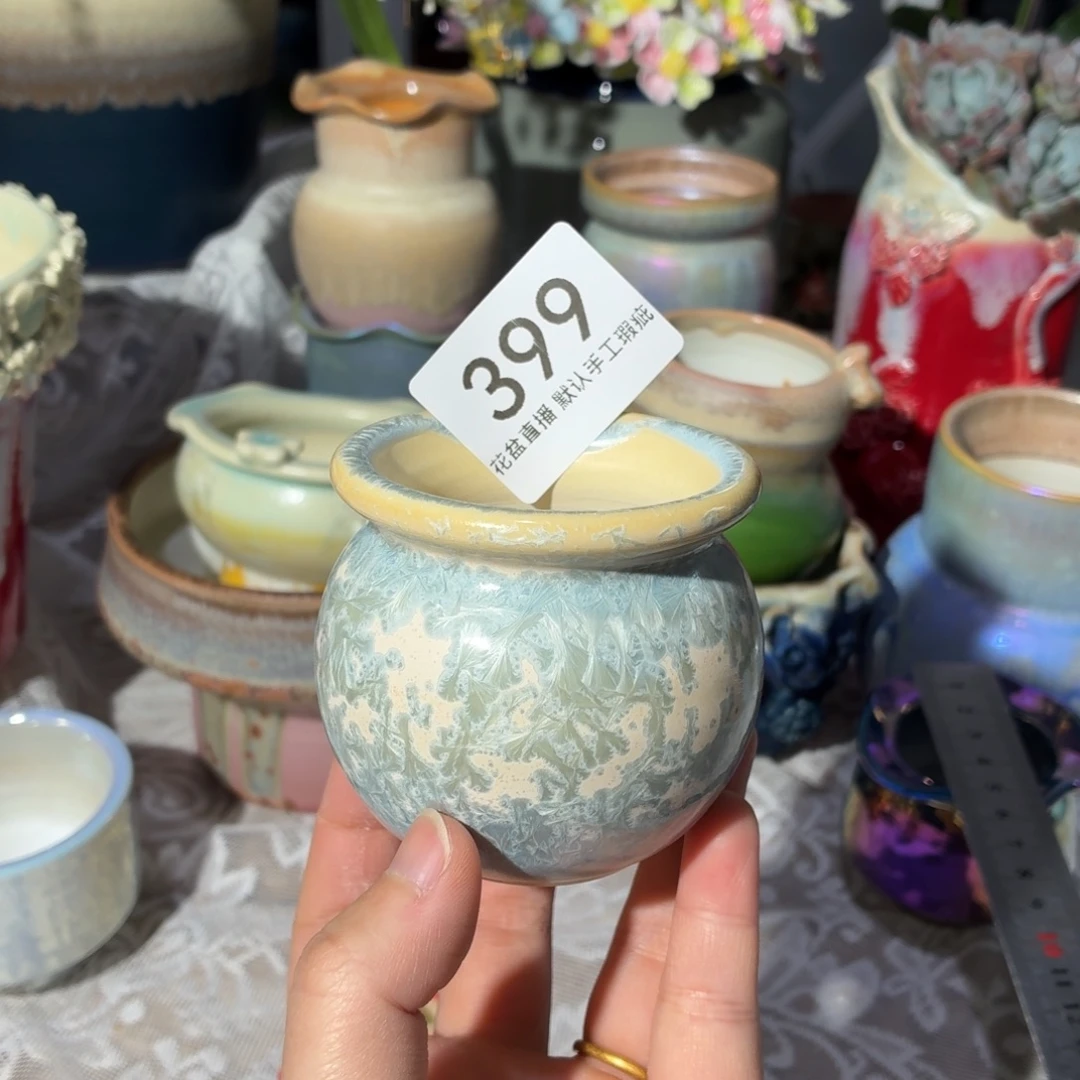 景德镇陶瓷花盆艺术
