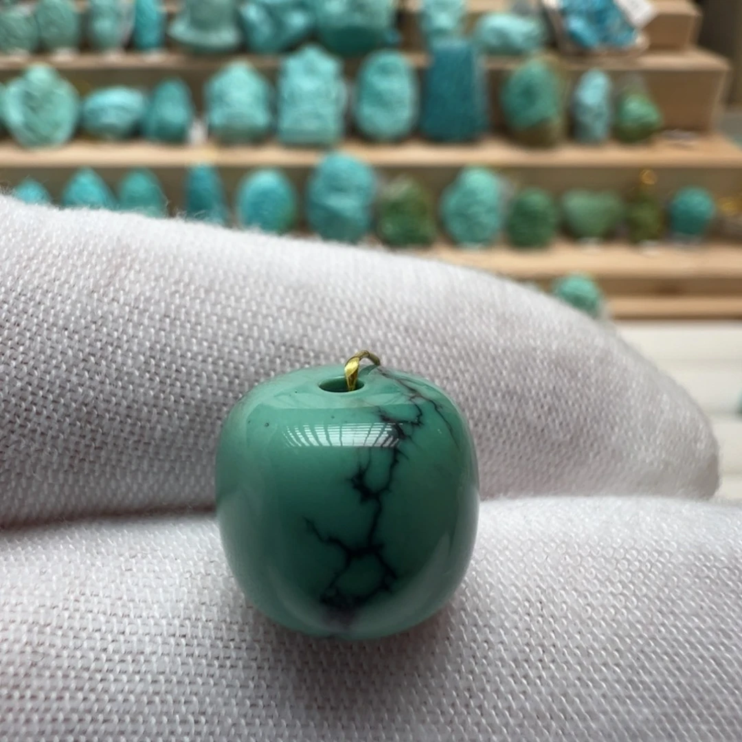 绿松石未镶嵌配饰11.6*10