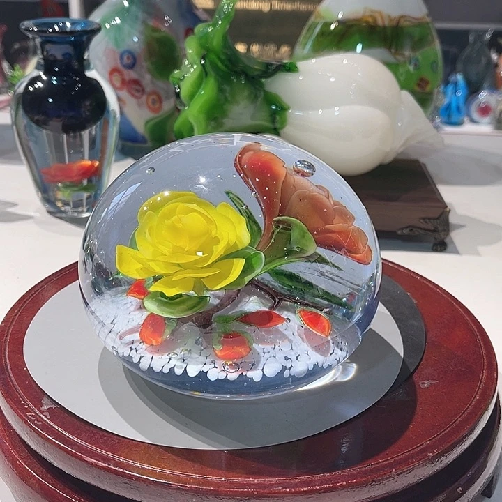 纯手工制作琉璃产品微瑕炸裂