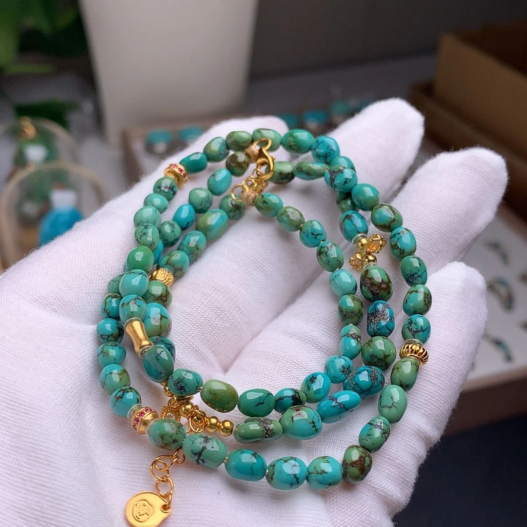 未镶嵌绿松石珠宝奇石