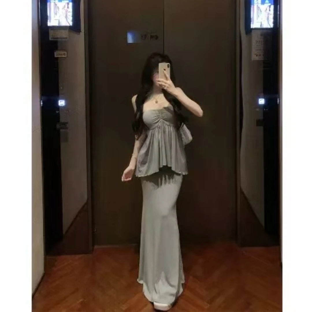 A1/9/9611抹胸+半身裙