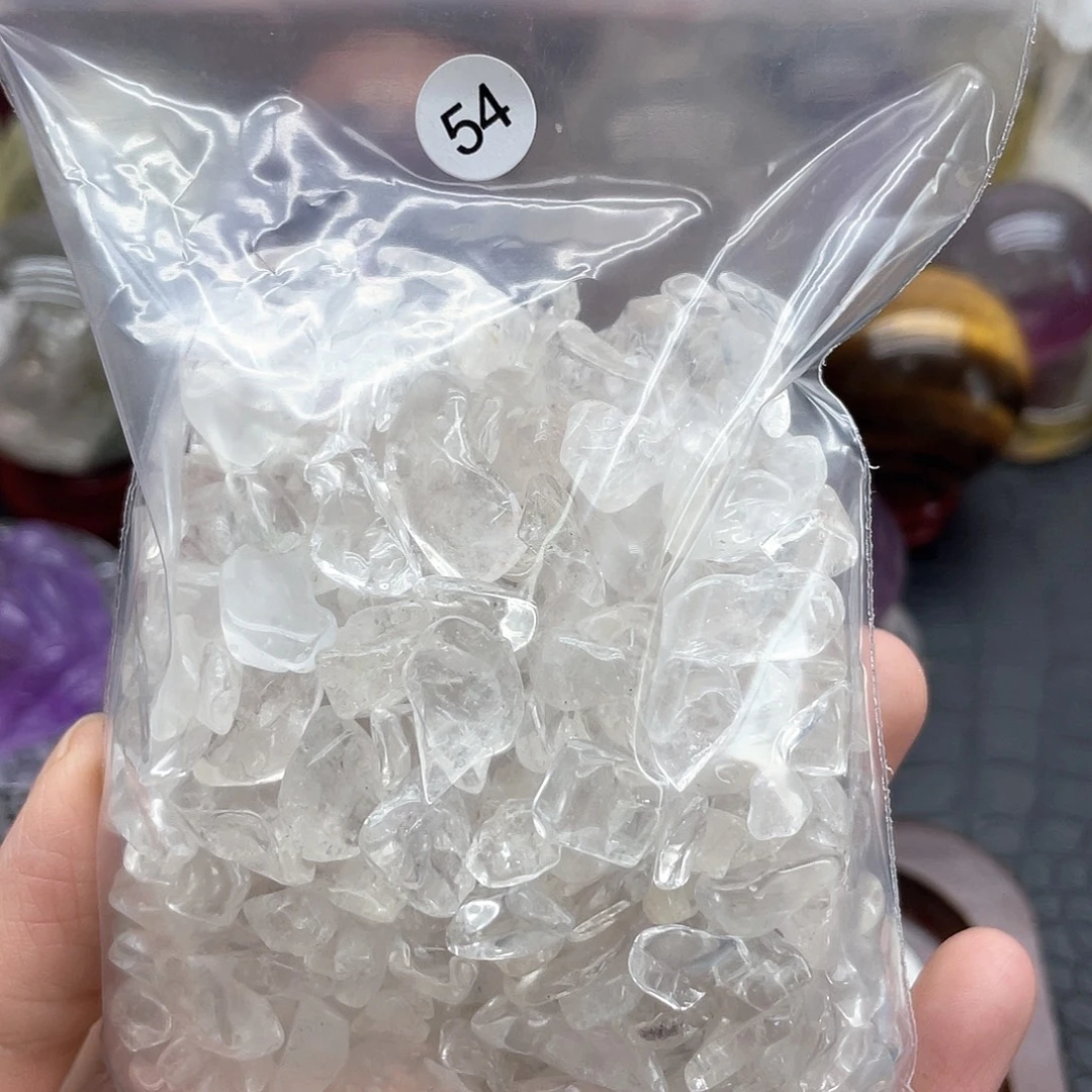 发晶未镶嵌珠宝半成品54白水晶碎石