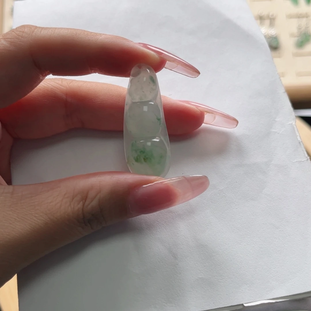 未镶嵌石英质玉戒圈福豆