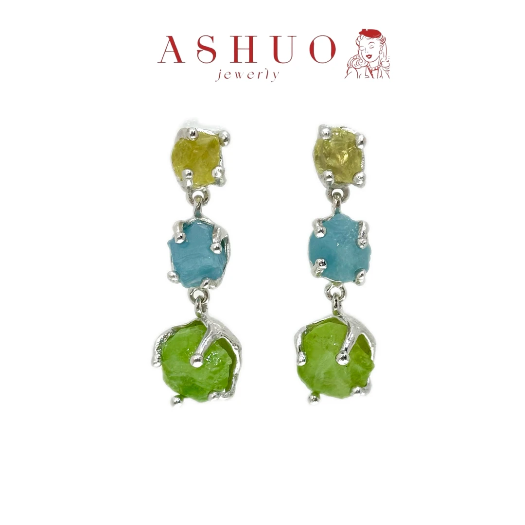 铜合金耳饰 阿烁中古 Rock ME as10974