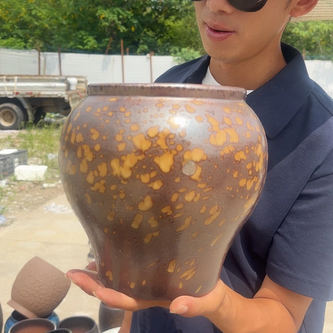 微瑕复古坛子口径26*22一个