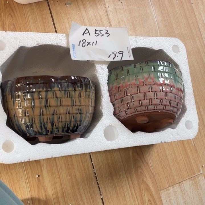 粗陶多肉花盆微瑕553