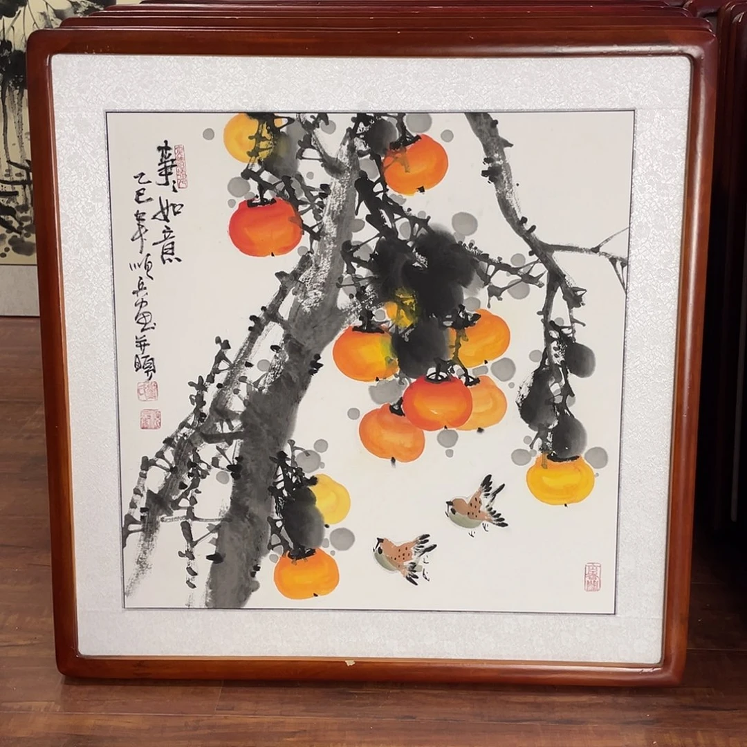 国画带框尺寸63*63厘米