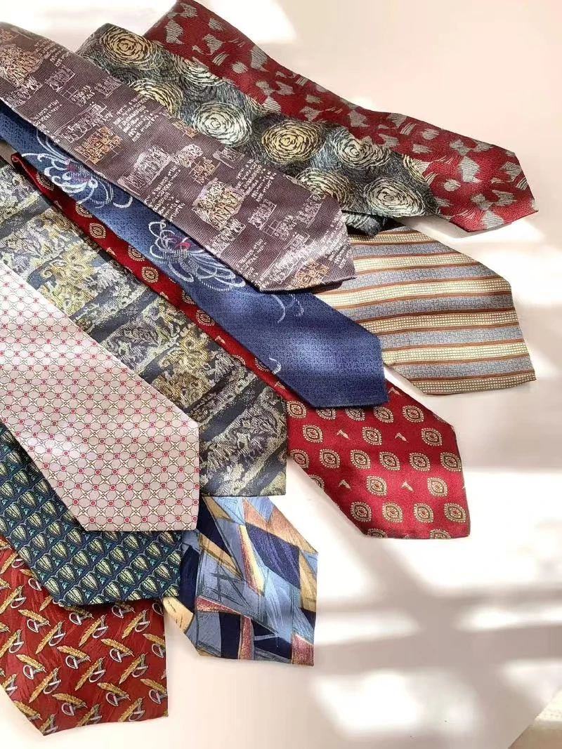 （直播专用）中古vintage潮流复古格纹百搭商务领带