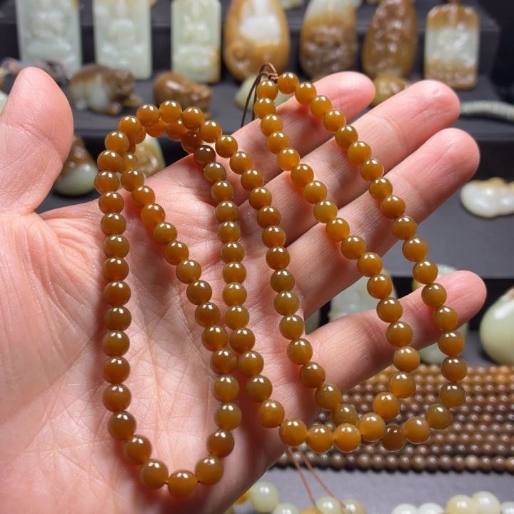 和田玉未镶嵌项链