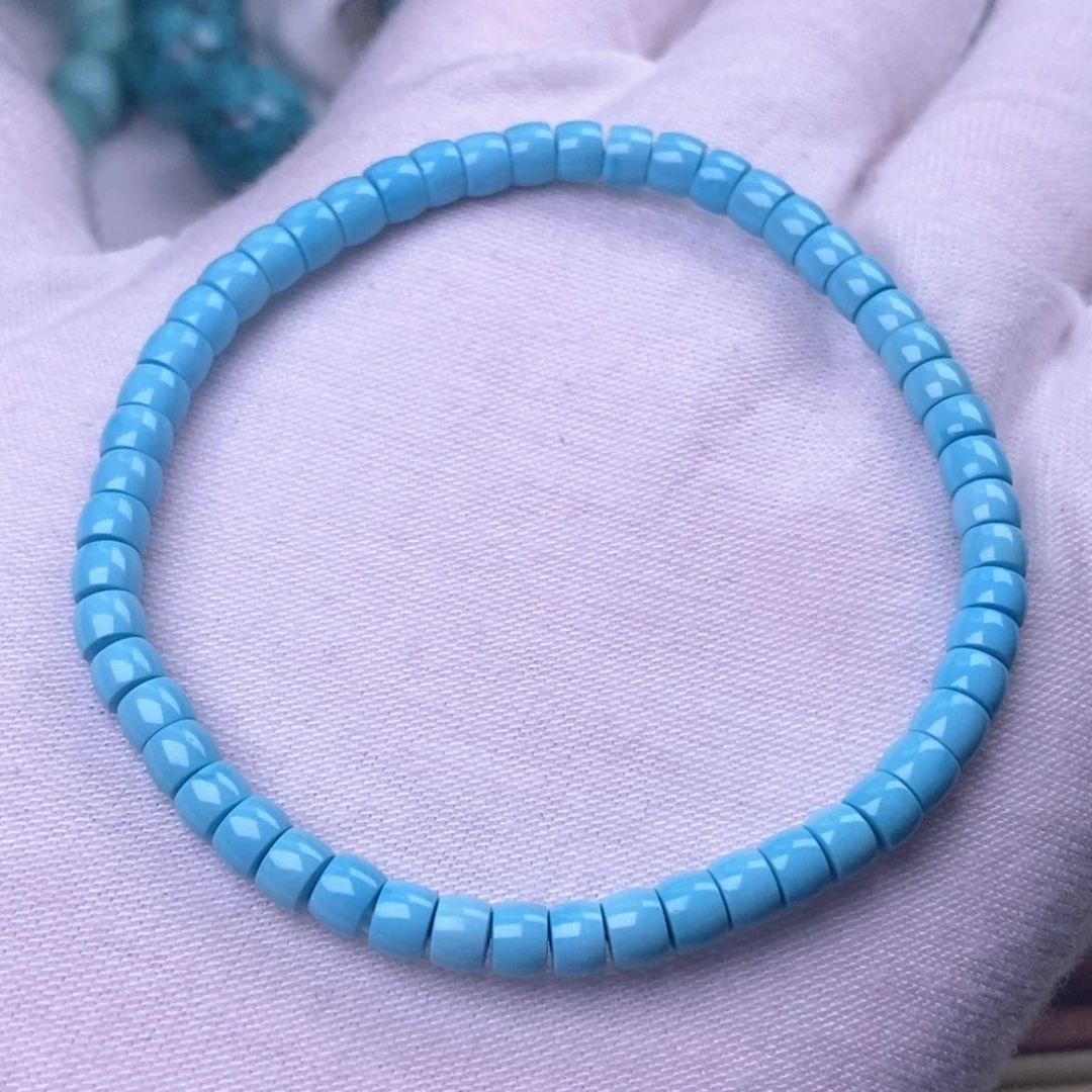 绿松石未镶嵌珠宝奇石4.4mm