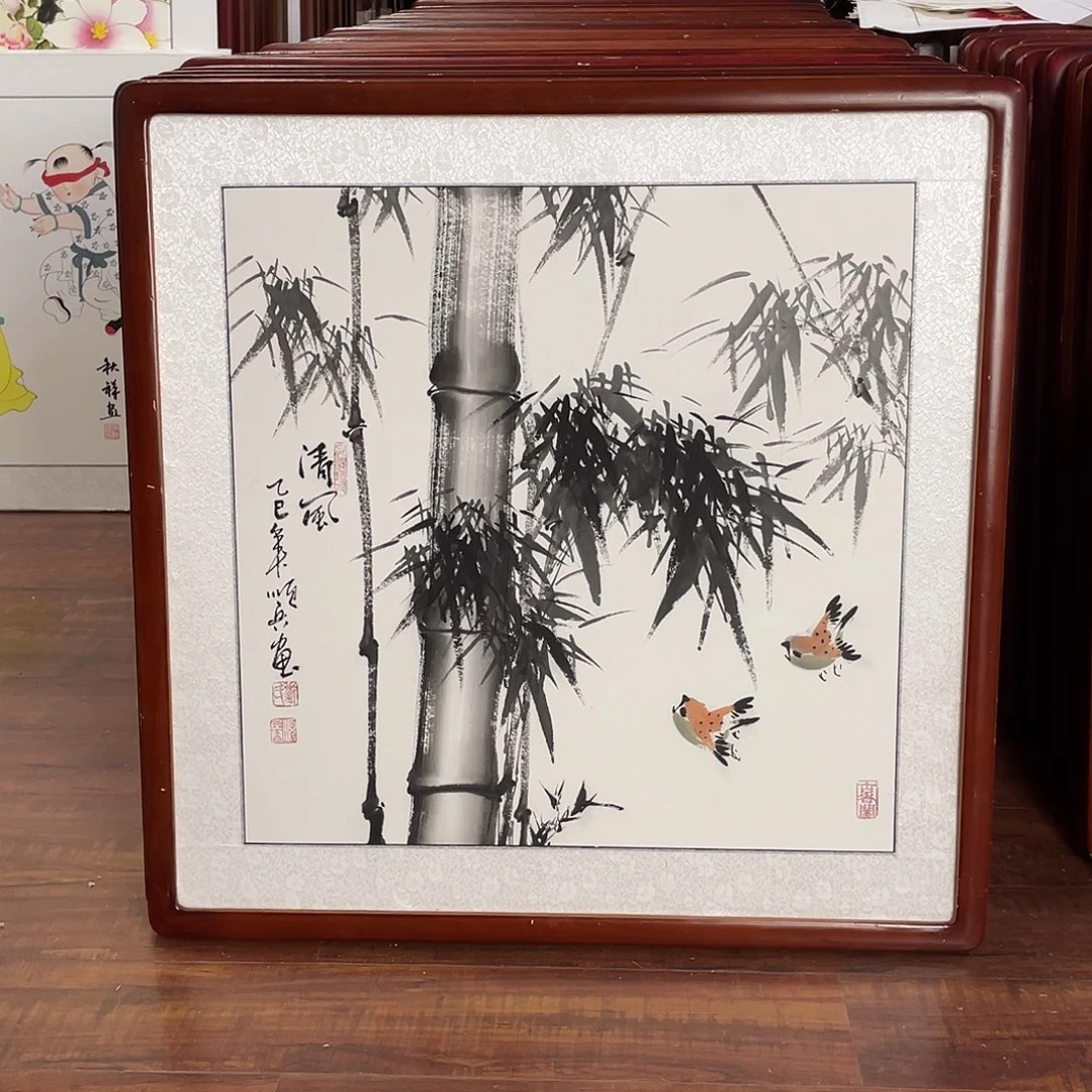 国画带框尺寸63*63厘米