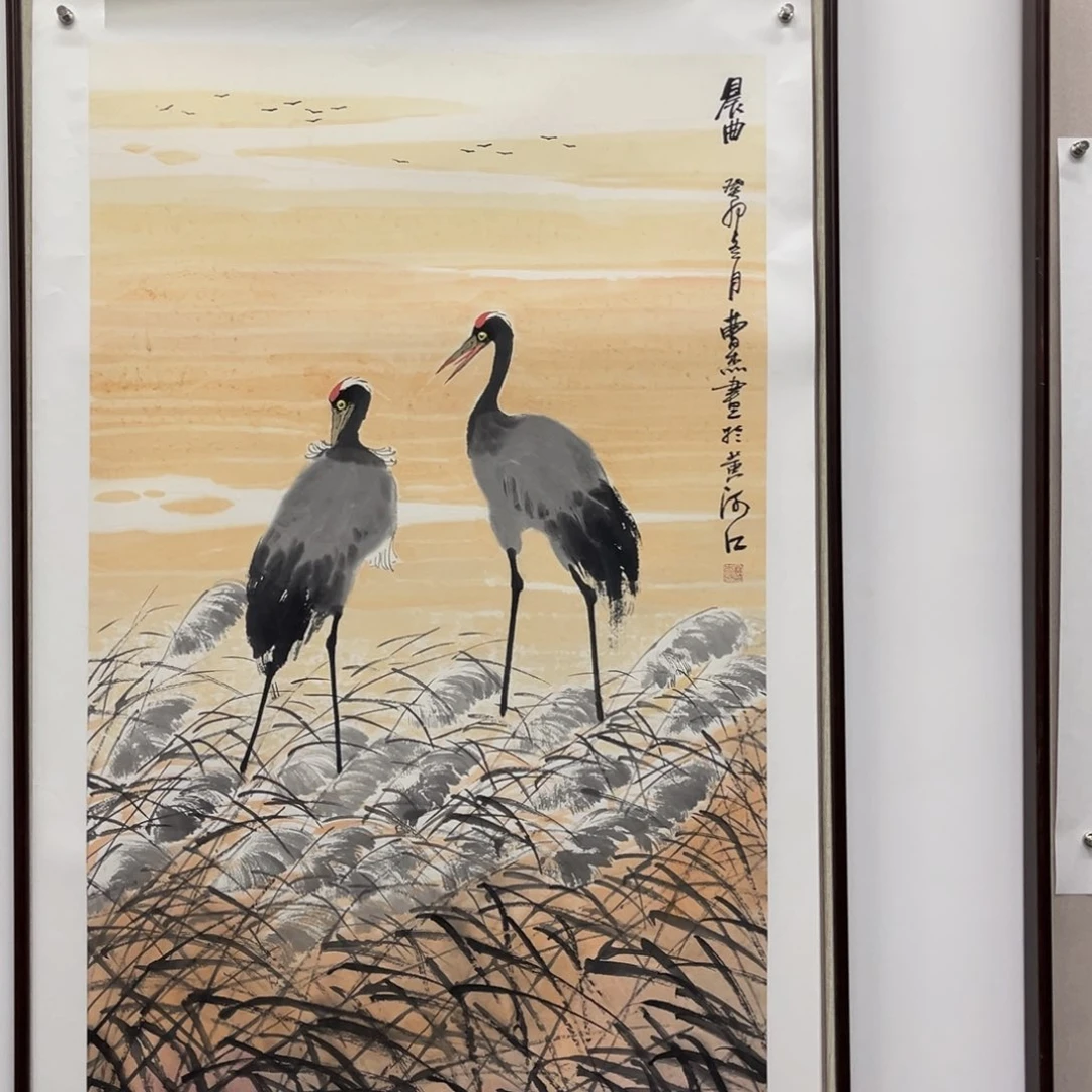 国画艺术家真人手绘