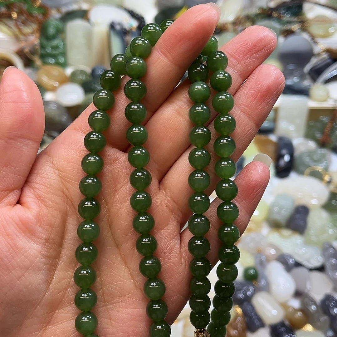 龙***和田玉未镶嵌项链