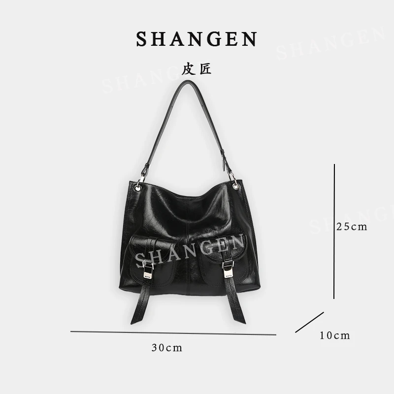 【尚恩CC】SKL-7329-黑色-轻奢时尚女士新款单肩斜挎包