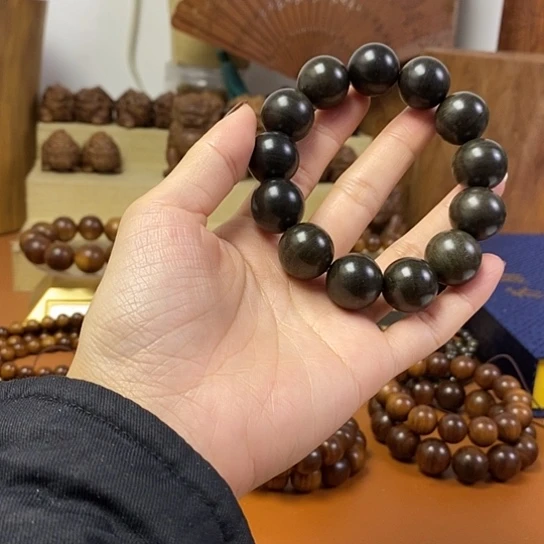 老山檀香阴沉1.8手串
