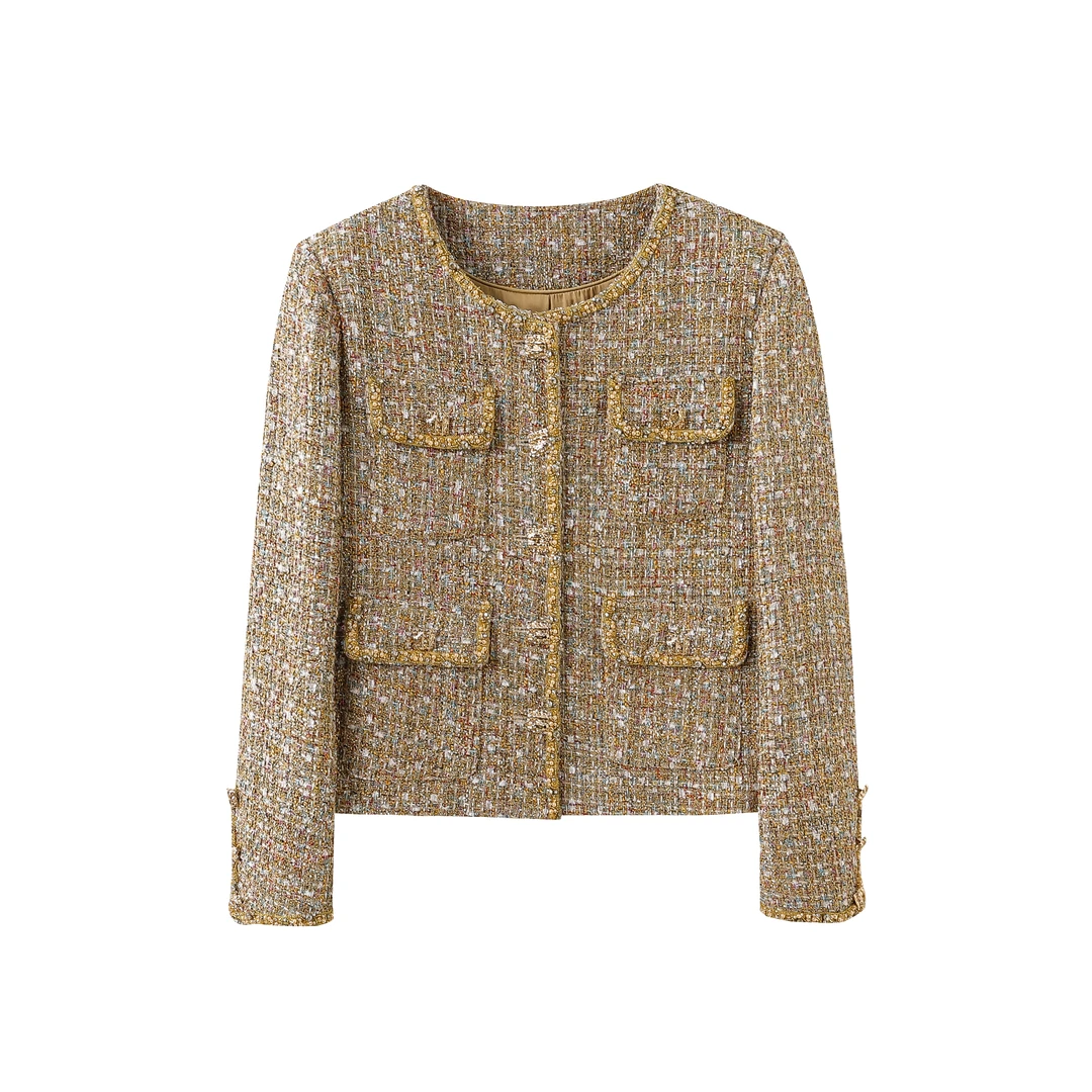 [W07] 2024名媛千金高级小香风外套